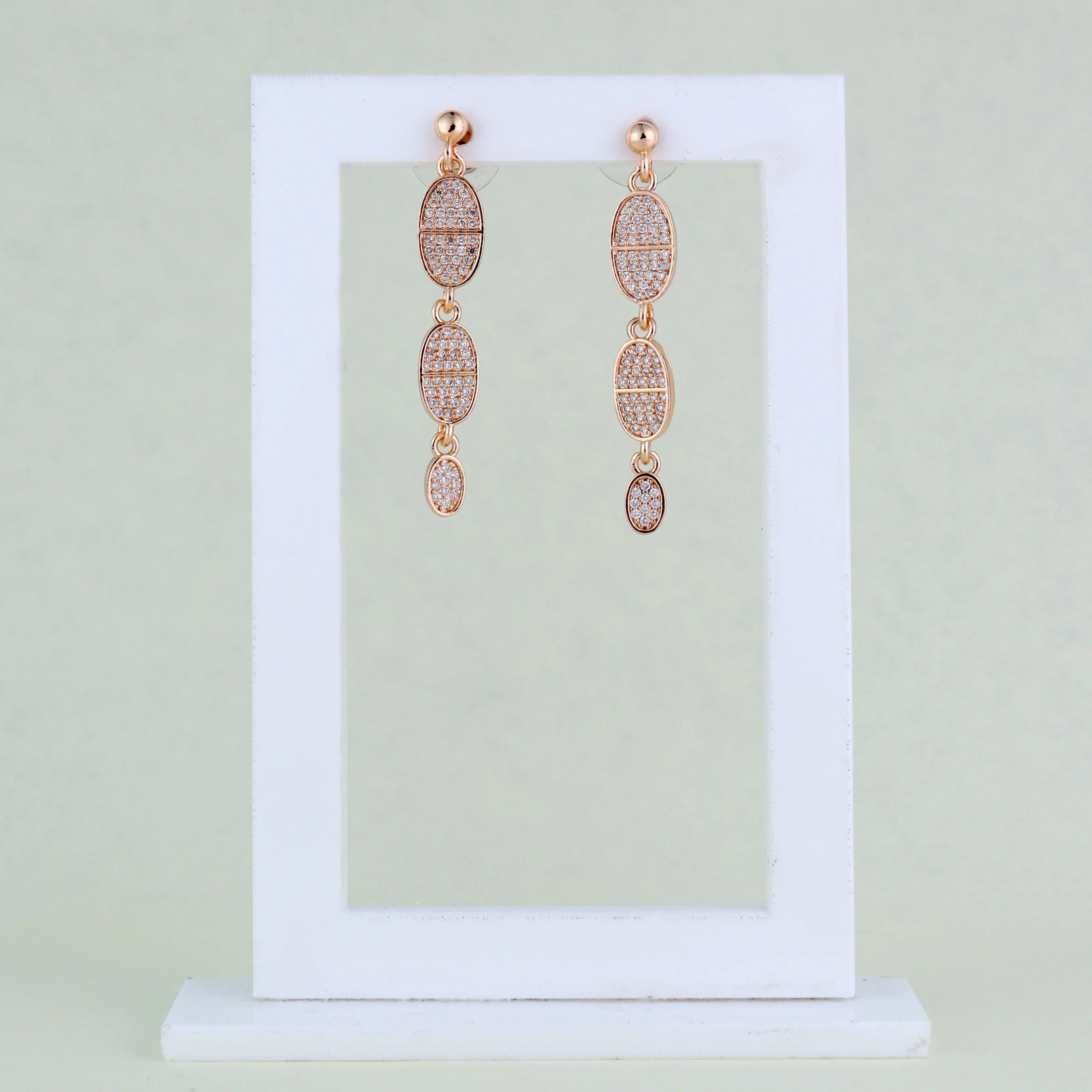 Oval Drop Earrings - Own It Pure