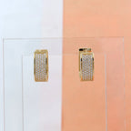 Pave Diamond Earrings