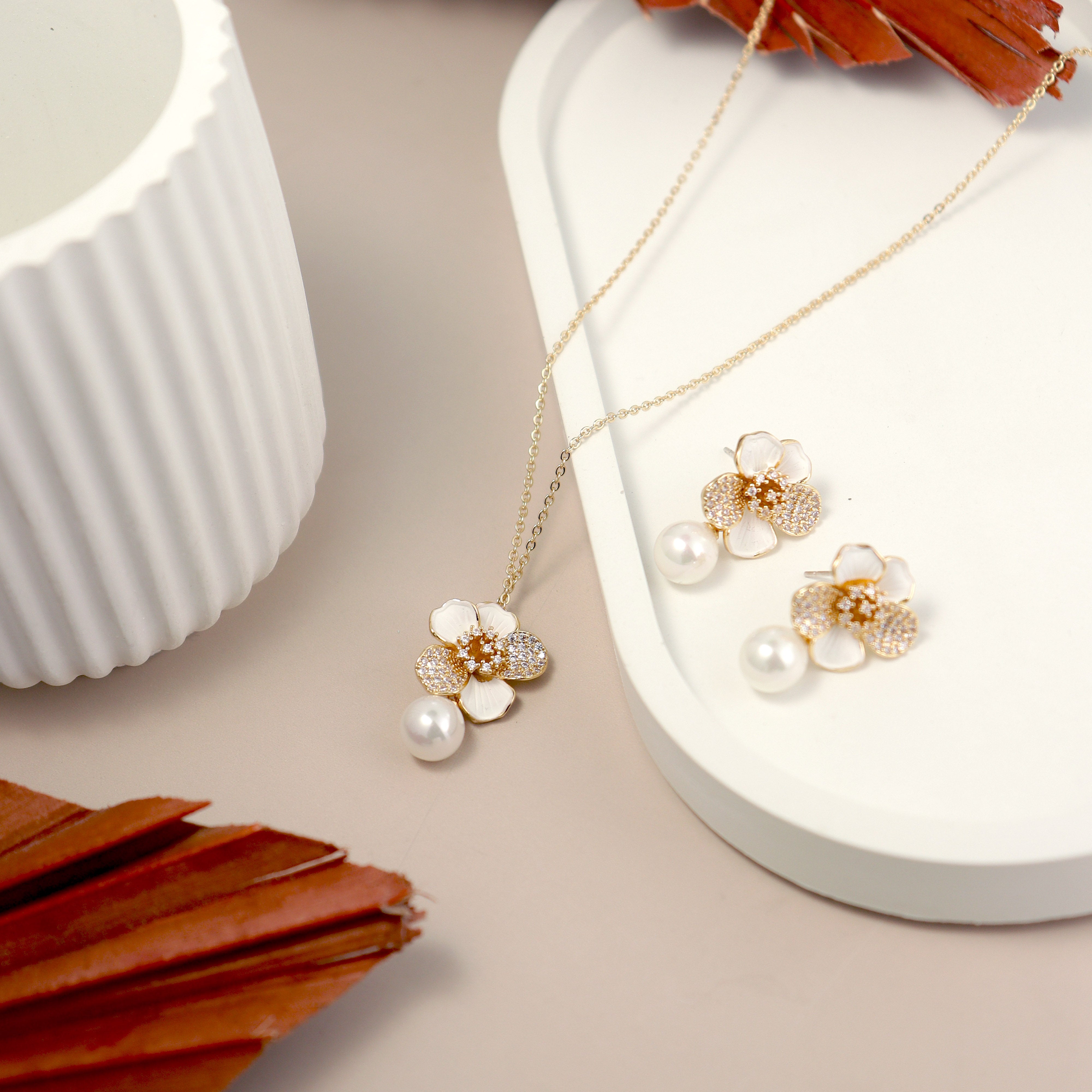 Blossom Pearl Elegance Set