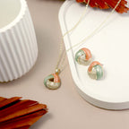 Swirling gold jewelry - Swirling Gold Set