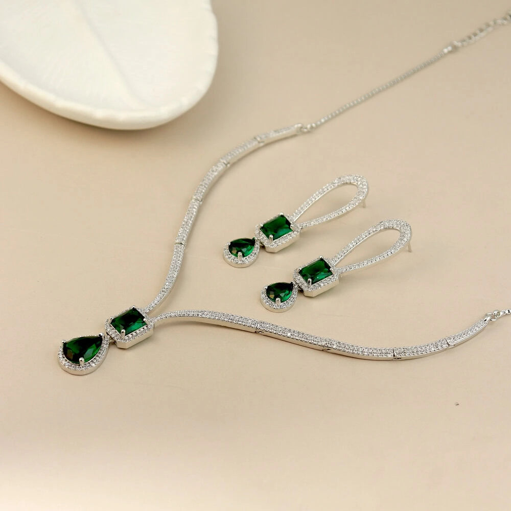 Aqua Necklace Set
