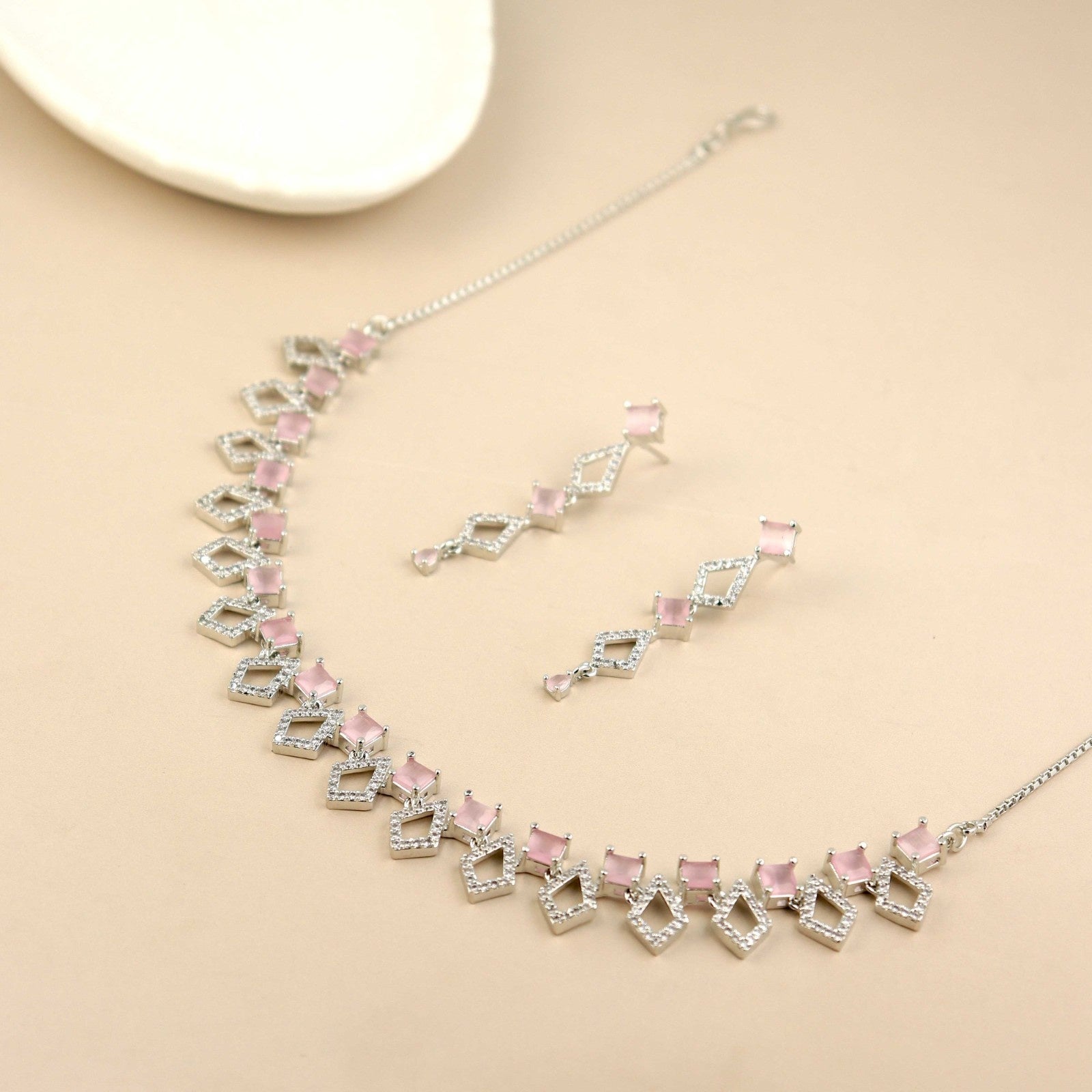 Elegant Stone Necklace Set
