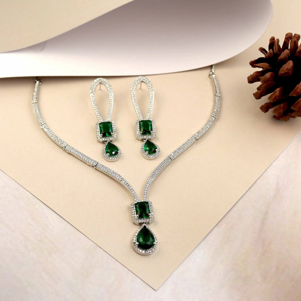 Aqua Necklace Set