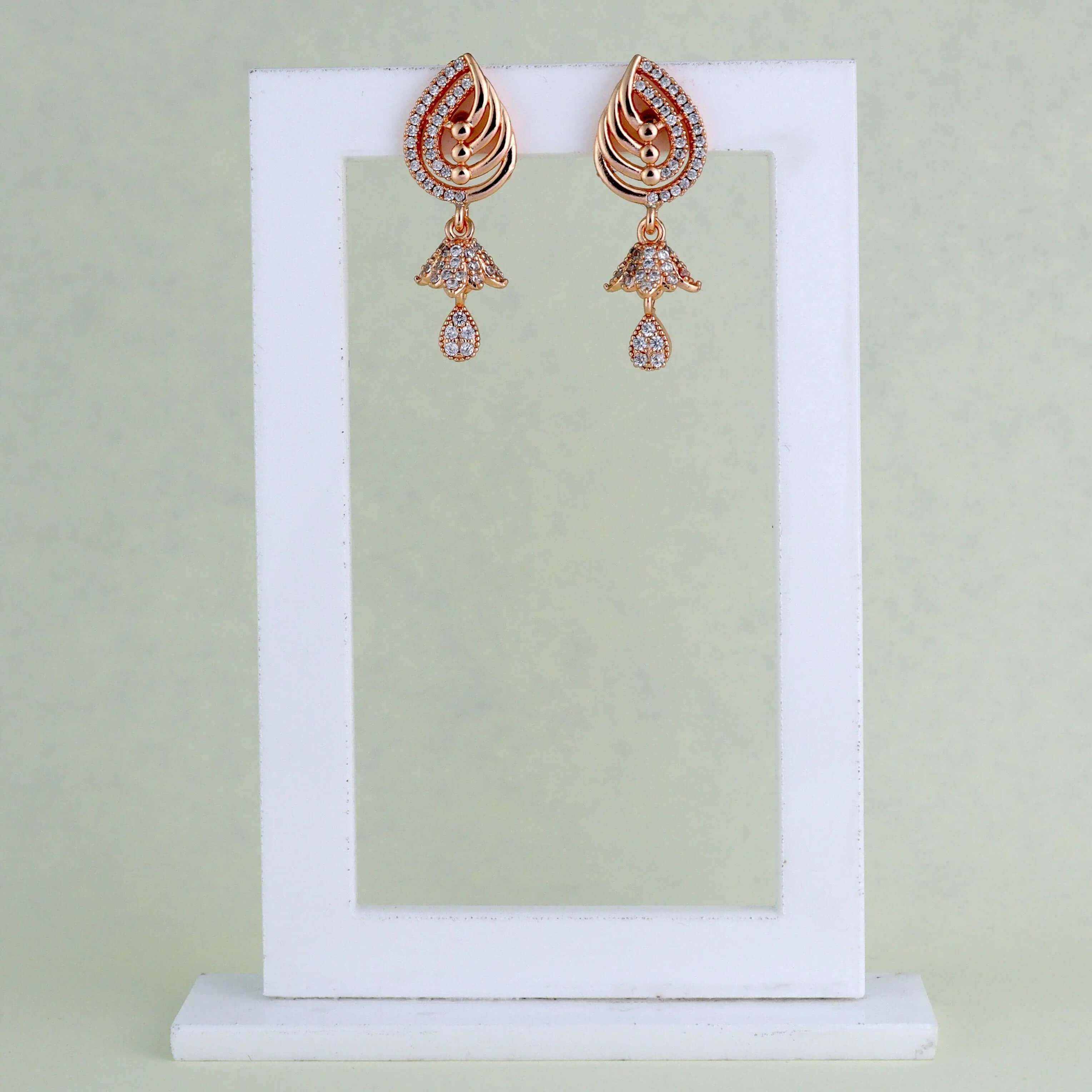 Leafy Teardrop Earings - Own It Pure