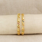 Rajwada Glow Bangles -  Premium Designer Kada Set