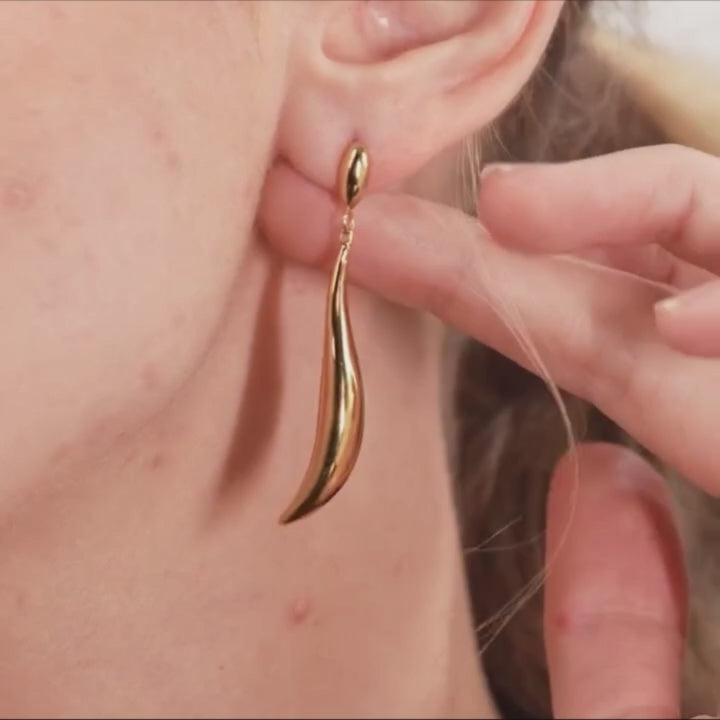 Aurora Feather Earrings