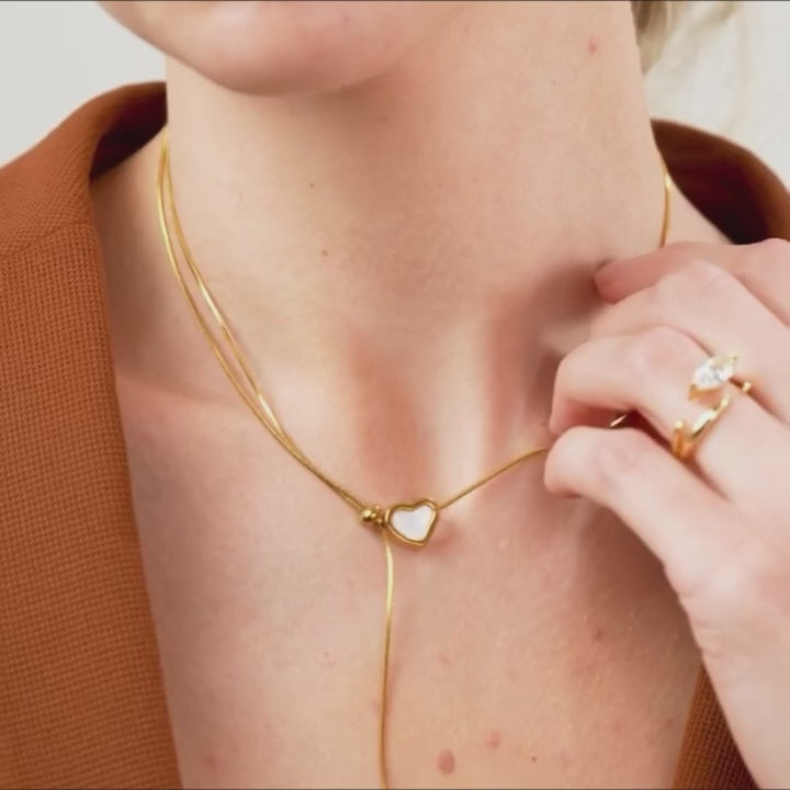 Heart Slider Necklace