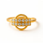Linear Gold Ring