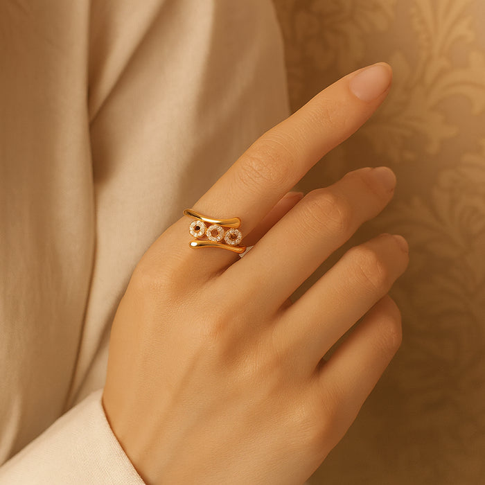 Triple Band Gold Ring