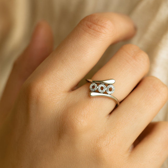 Silver Luxe Shine Ring