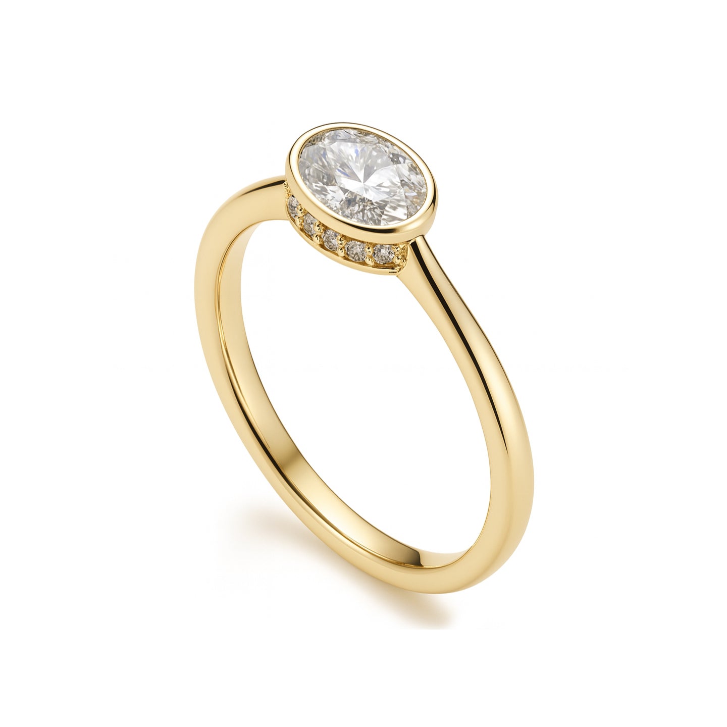 Oval Solitaire Ring